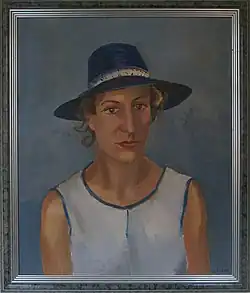 Clélie Lamberty gemalt von Robert Liard, 1977
