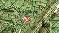 Alte österreichische Karte von Clermont (ca.&nbsp;1777)