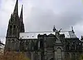 Blick auf Kathedrale von der Place de la Victoire