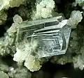 Klinoptilolith-Na aus Rodalquilar, Almería, Andalusien, Spanien (Sichtfeld: 2,5 mm)