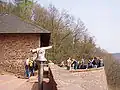 Schutzhütte und Aussichtsterrasse