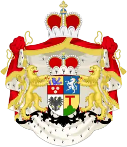 Alternatives Wappen der preußischen Fürsten Henckel von Donnersmarck 1901