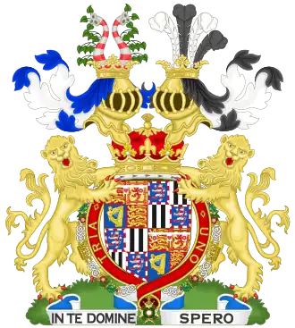 Wappen des 1. Marquess of Carisbrooke seit 1917