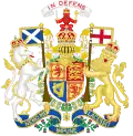 Königliches Wappen in Schottland