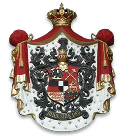 Aktuelles vom Haus Hohenzollern-Sigmaringen benutztes Wappen