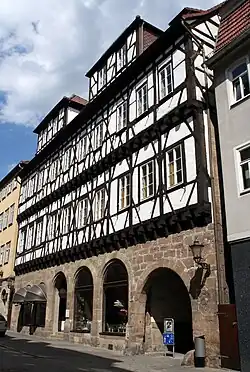 Münzmeisterhaus in Coburg, ab 1410 ehemals im Besitz der Münzmeister aus dem Adelsgeschlecht derer von Rosenau