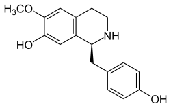 Strukturformel von Coclaurin