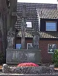 Weißes Kreuz – erster Eckpunkt.