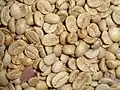 Rohe Arabica-Bohnen