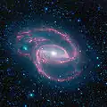 Infrarotabbildung, aufgenommen von dem Spitzer-Weltraumteleskop