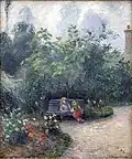 Un coin du jardin des Mathurins, Pontoise