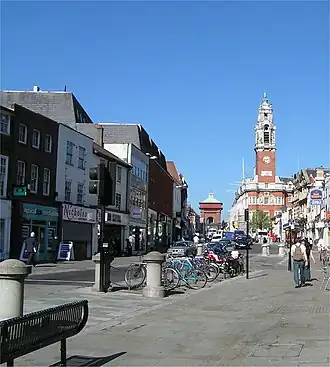 Das Stadtzentrum von Colchester (2004)