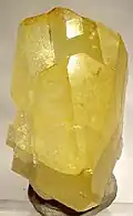 gelb; Boraxo Mine, Inyo Co., Kalifornien