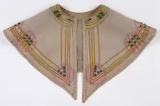 Bestickter Kragen, (1900).
