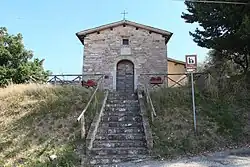 Die Kirche Madonna della Stella kurz außerhalb des Ortes