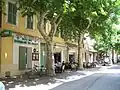 Straßenszene in Collobrières