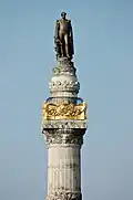 Statue Leopold I. auf der Spitze der Säule
