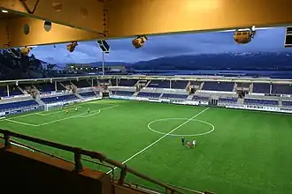 Blick in das Color-Line-Stadion (April 2005)