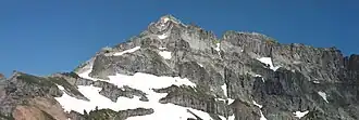 Der Columbia Peak von den Twin Lakes aus