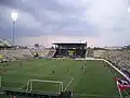 Der Stadioninnenraum mit der permanenten Konzertbühne