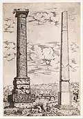 E. Vico: Marc-Aurel-Säule und Obelisk, 1543/44