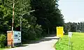 Besucherzufahrt
