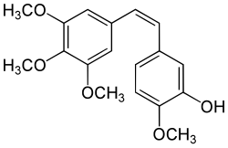 Strukturformel von CombretastatinA4