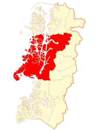 Lage der Kommune in der Region Aysén
