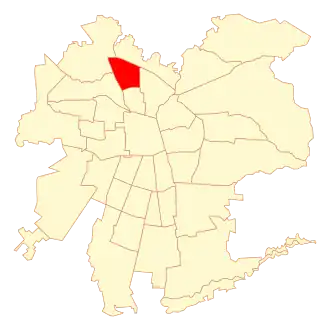 Lage von Conchalí in Santiago