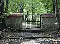 Nordwest-Eingang KZ-Friedhof Dachau-Leitenberg.