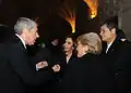Portugals Ministerpräsident Sócrates (links) mit Argentiniens Präsidentin Kirchner (Mitte-links) u.&nbsp;a., Iberoamerika-Gipfel in Portugal (2009)