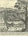 Das Kloster Cerfroid im Jahr 1540