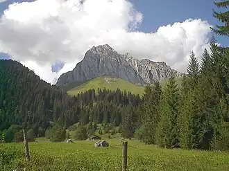 Cornettes de Bise, Blick von Chevenne, La Chapelle-d’Abondance