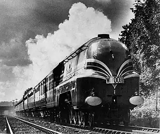 Der Coronation Scot 1937 auf dem Weg von London nach Glasgow mit einer Lokomotive der Coronation Class