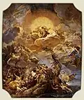 Die Geburt der Sonne und der Triumph des Bacchus, Freskenmalerei, Palacio Real (Madrid)
