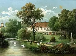 Rittergut Coseeger, Hinterpommern (um 1860)