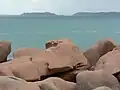 Sept-îles im Hintergrund