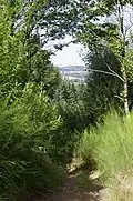 Ein Pfad in der Nähe von einer der Heiligen Quellen