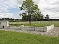 Nationalfriedhof (Nécropole) nördlich von Courbesseaux