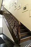 Treppe zum Obergeschoss