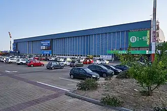 Außenansicht der Halle 2021