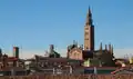 Cremona, Baptisterium und Dom mit Torrazzo