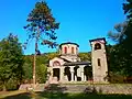 Kirche der Geburt Johannes des Täufers bei Leskovac im Stile der Neubyzantinischen Architektur, Grigorije Samojlov 1938