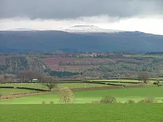 Cross Fell vom Eden Valley aus gesehen