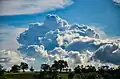Cumulonimbus-Wolke über dem Landkreis Heilbronn