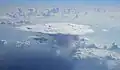 Cumulonimbus capillatus incus über den rumänischen Karpaten aus der Luft