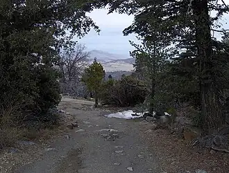 Cuyamaca Peak Blick in östlicher Richtung