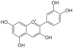 Strukturformel Cyanidin