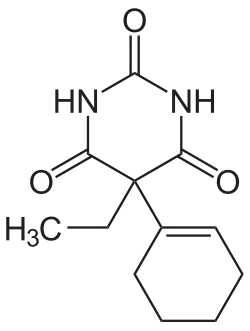 Struktur von Cyclobarbital