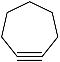 Strukturformel von Cycloheptin